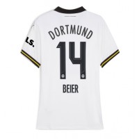 Camiseta Borussia Dortmund Maximilian Beier #14 Tercera Equipación para mujer 2024-25 manga corta